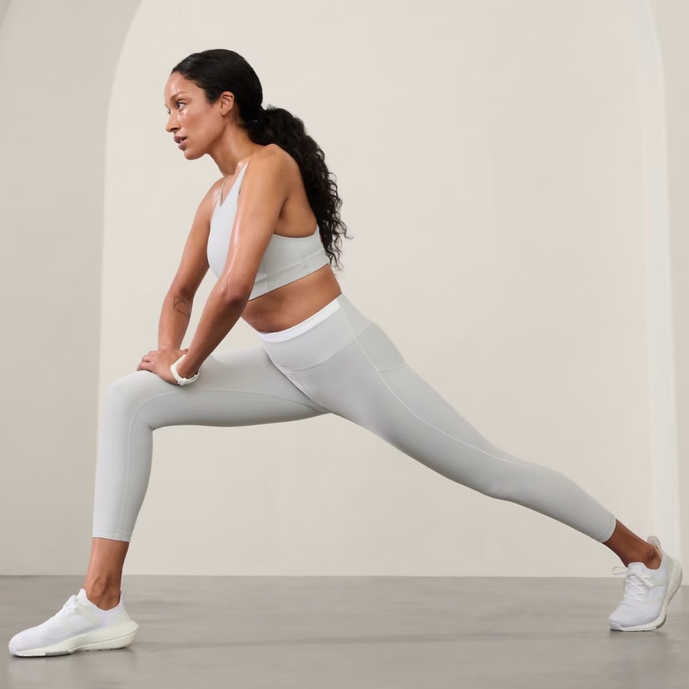 ATHLETA - Interval Stash High Rise Tipped 7/8 Legging
